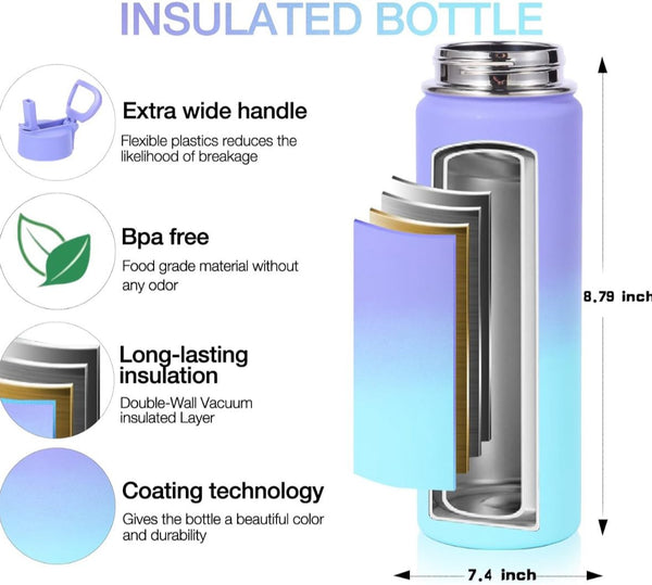 Love is a Four Legged Word - Insulated Water Bottle