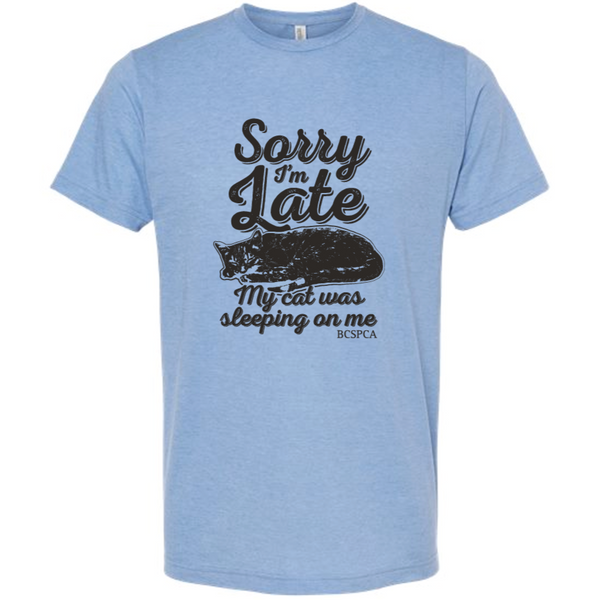 Sorry I'm Late - T-Shirt - Blue