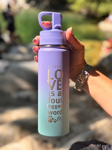 Love is a Four Legged Word - Insulated Water Bottle