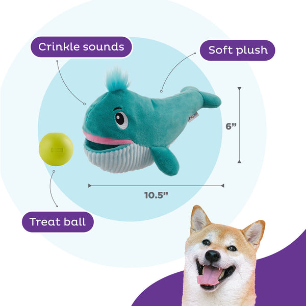 OUTWARD HOUND - Big Mouthz Interactive Plush Dog Puzzle