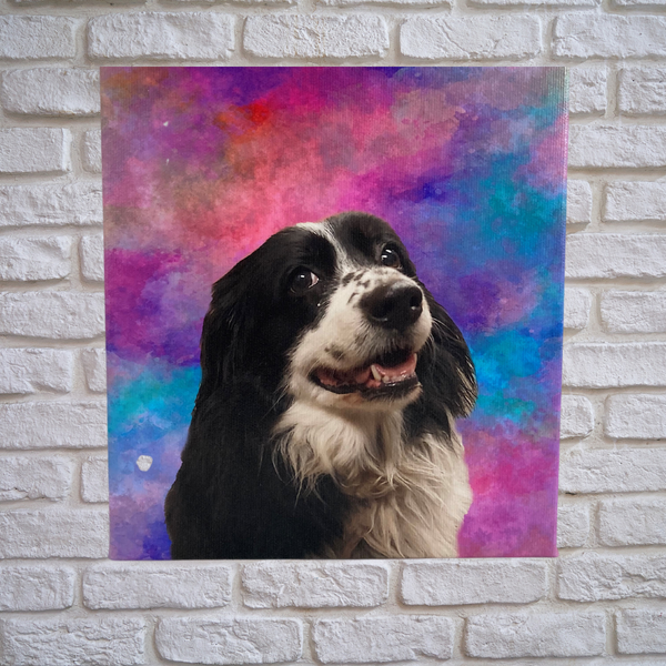 Custom Pet Cut-Out Canvas Print