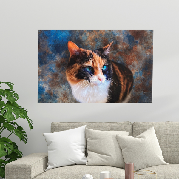 Custom Pet Cut-Out Canvas Print