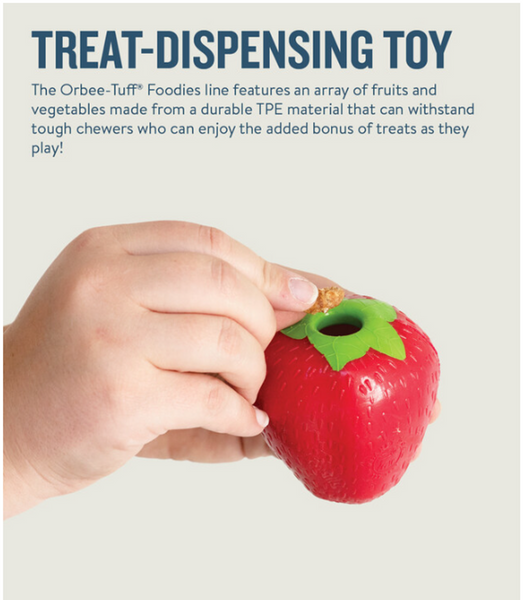 Strawberry Treat Dispensing Toy