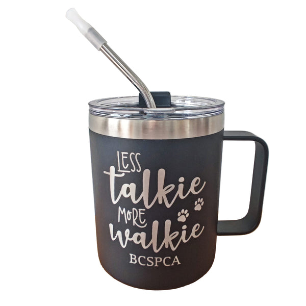 Less Talkie More Walkie - Travel Mug