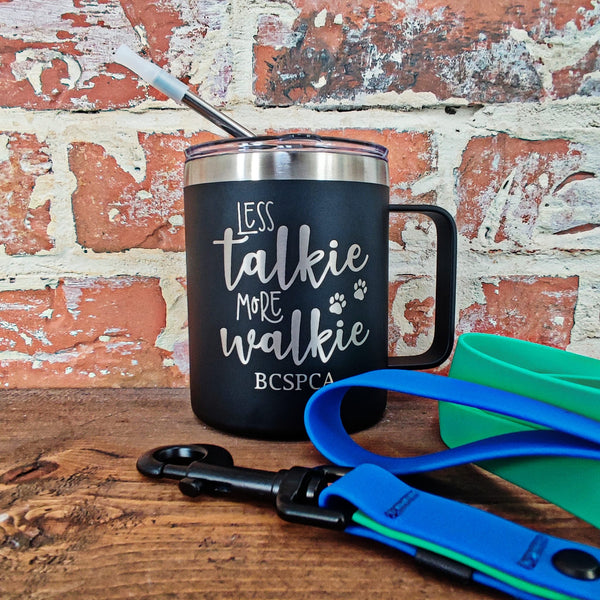 Less Talkie More Walkie - Travel Mug