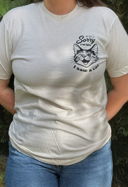 Sorry I'm Late I Saw a Cat - T-Shirt