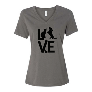 LOVE - V-Neck T-Shirt