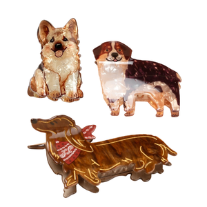 Hair Claw Clips - Dog