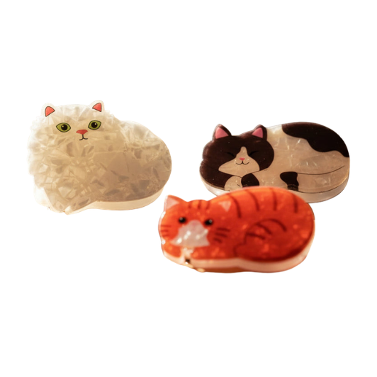 Hair Claw Clips - Cat