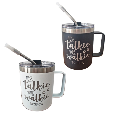Less Talkie More Walkie - Travel Mug