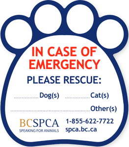 Emergency Sticker