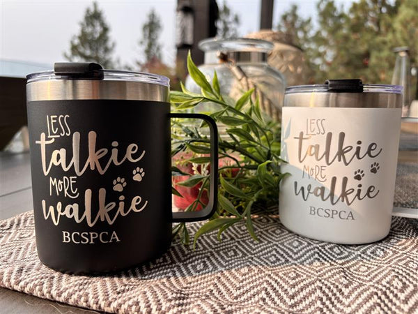 Less Talkie More Walkie - Travel Mug