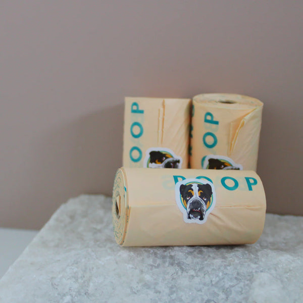 Monty's - Biodegradable Poop Bags (3 rolls)
