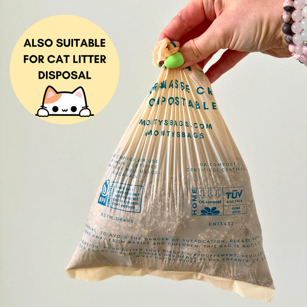 Monty's - Biodegradable Poop Bags (3 rolls)