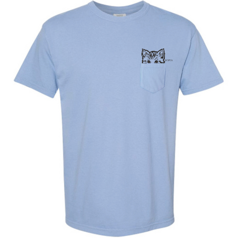 Peek-a-Boo Pocket Cat - T-Shirt