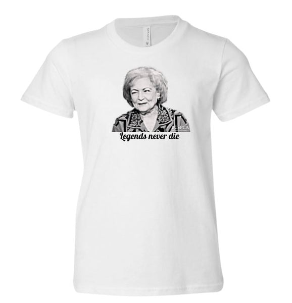 Betty White Legends never die T-shirt